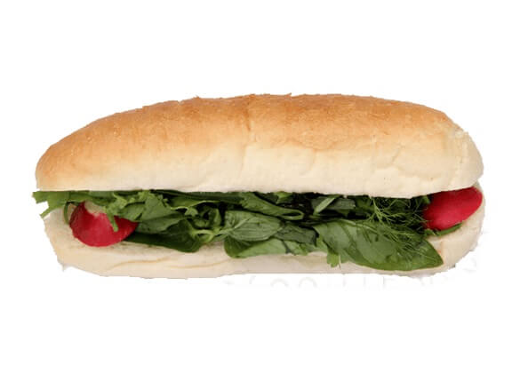 عکس ساندویچ نان و پنیر و سبزی